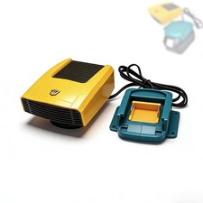 Portable Car Heater 2 in 1 Fast Heating Cooling Fan with Battery Adapter Comp...