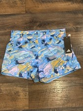 Girls Adidas Aeroready Shorts Size XL Blue NWT