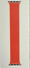 Apple Watch Braided Solo Loop 40mm Size 6 Electric Orange Colored