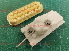 3D Printed 1/72 S-series super heavy tanks KV-5 tank Unpainted