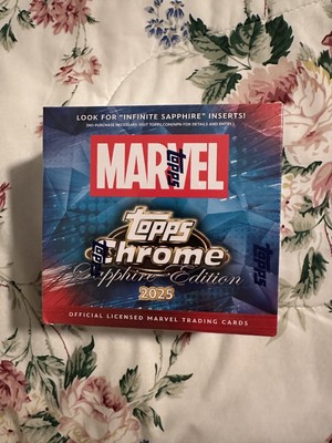 2025 Marvel Comics Chrome  Sapphire - Hobby Box SEALED IN HAND
