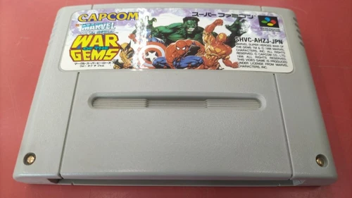 Nintendo Marvle Superheroes War Of The Gem  Super Famicom SNES