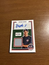 2022 USA Baseball Stars & Stripes Hayden George Jersey Auto /399 #SSS-HG