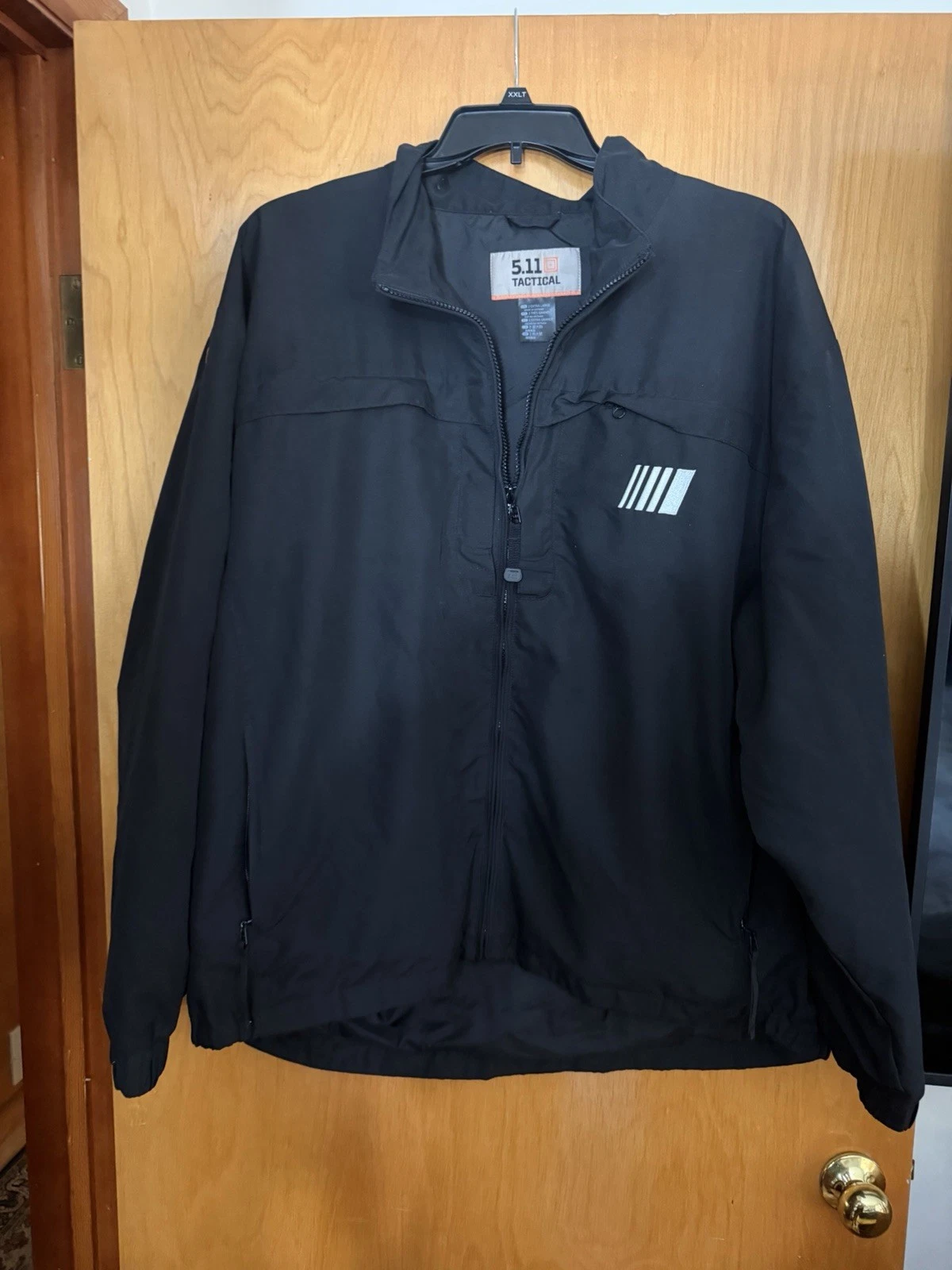 5.11 Tactical Jacket Mens 2XL Black 2 Layer Waterproof NASCAR Utility Workwear image 1