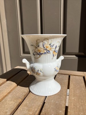 Aynsley Fine Bone China Urn Vase Just Orchids Collection England 6 