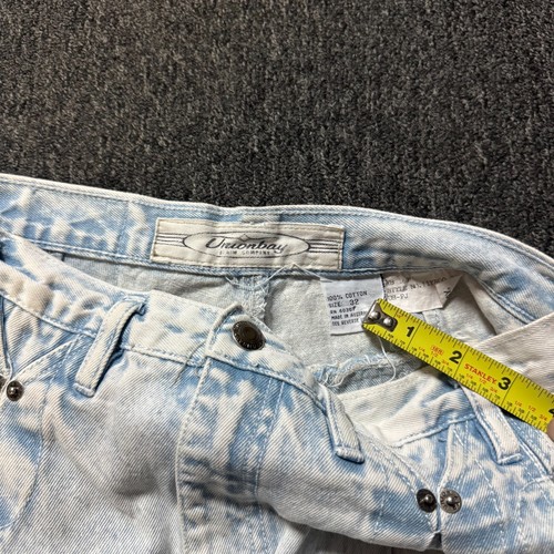Pantaloncini da surf vintage anni 90 Union Bay Coastal High Rise donna taglia 28/30 vita blu - Foto 2 di 8