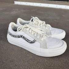 VANS Sk8 Sneakers Women's Size 9 Low Reissue SF Ivory Skater Retro Skater Style