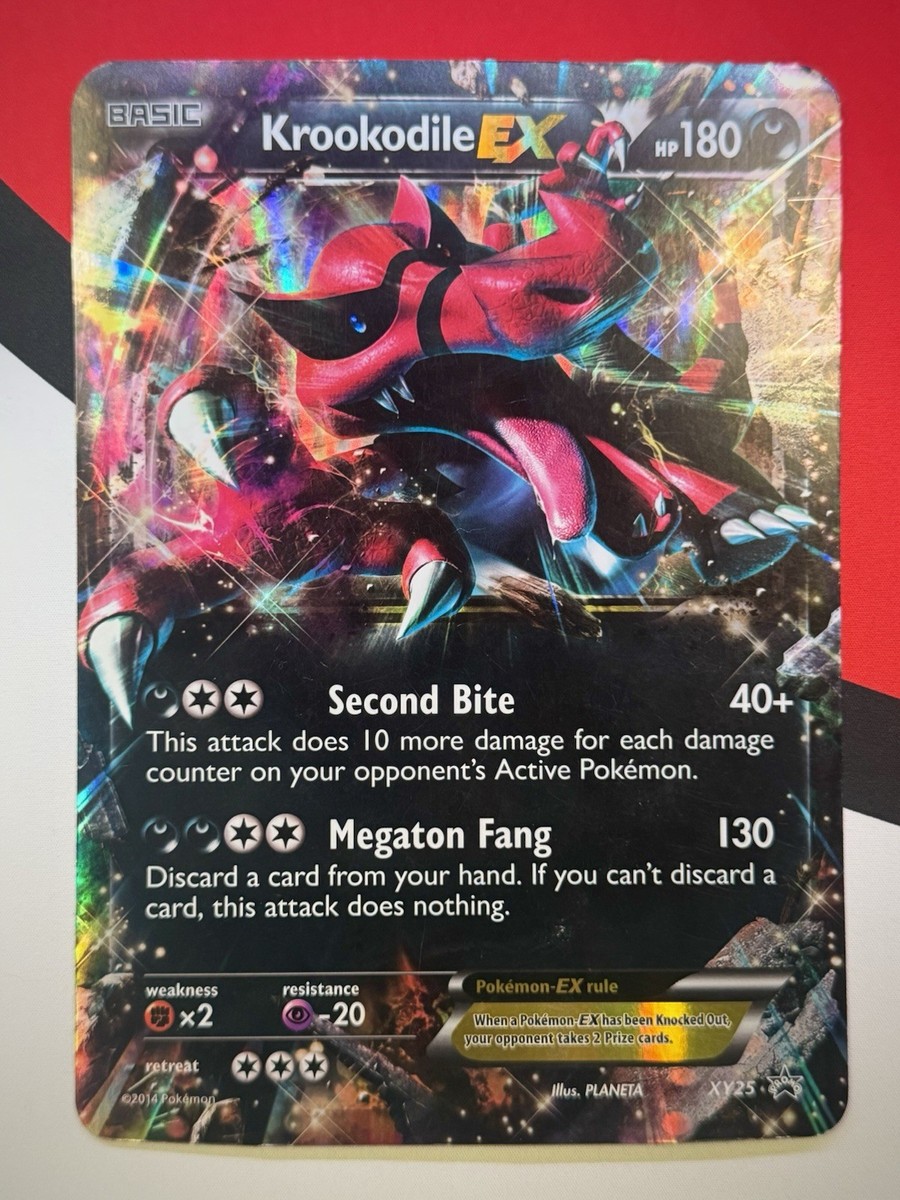 JUMBO Krookodile EX Oversized Card 2014 XY25 Promo Pokemon MP | eBay