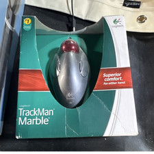 Logitech TrackMan Marble Ambidextrous Wired T...