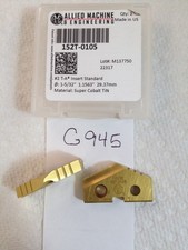 2 NEW 1-5/32" AMEC ALLIED SPADE DRILL INSERT BIT #2 T-A. 152T-0105. TIN {G945}