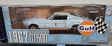 NEW Greenlight 12954 Gulf Ford 1967 SHELBY GT-500 Mustang Diecast Ertl Car 1:18