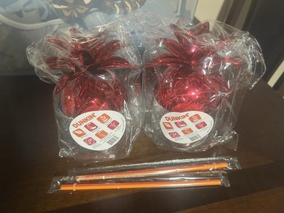 Dunkin 2026 PINEAPPLE CUP W Straw  New Release Pack Of 2 Cups