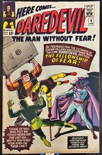 DAREDEVIL #6 • 1ST MISTER FEAR • NICE FINE+ OR BETTER