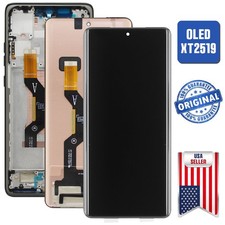 OEM OLED LCD Display Touch Screen Digitizer Frame For Motorola Edge 2025 XT2519