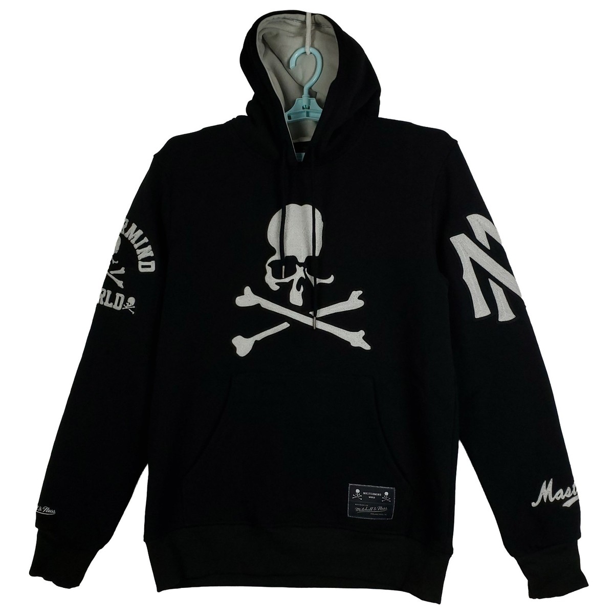 Mastermind World Mitchell & Ness Large Hoodie Embroidery Logos 