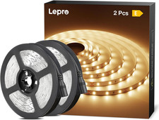 Warm White LED Strip Lights 5M (No Plug, Striplight Only), 300 Leds, 2300Lm, 300