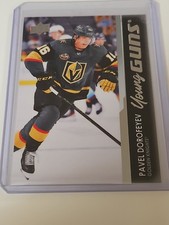 21-22 Upper Deck Series 2 Pavel Dorofeyev Young Guns Rookie Card - Vegas Knights. rookie card picture