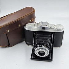 Agfa Isolette I Vintage Camera - Untested, Includes Carry Bag
