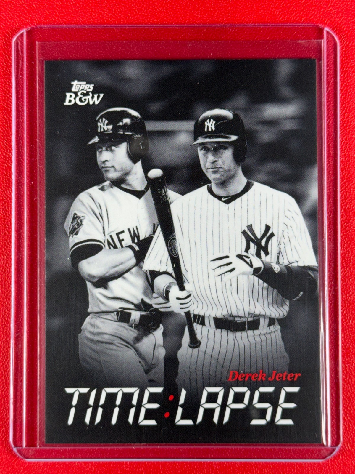 2025 Topps Black & White Derek Jeter #TL7 - Time Lapse view 1