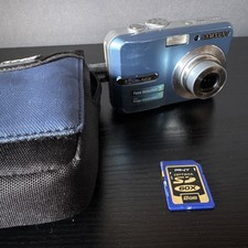 Samsung S860 Digital Camera 8.1MP Blue W 2 GB Optima MC W Case Tested Working