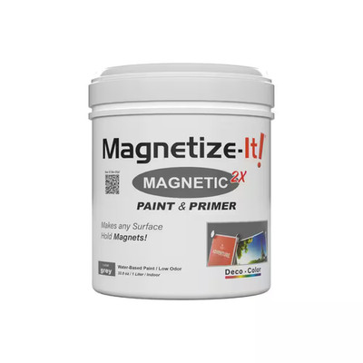 Deco Color Lunar Grey Magnetic Paint and Primer 1L