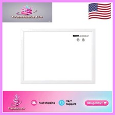 17" x 23" Magnetic Whiteboard with Easy Mount White Frame  Accessories