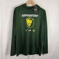 Southeastern Lions Under Armour Lightweight 1/4 Zip Pullover Hoodie Large NWT
