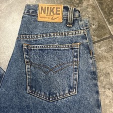 Vintage Nike Jeans Embroidered Swoosh Jeans Men’s Size 30 USA Made Y2K VTG 90s