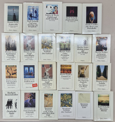 Diogenes Verlag 40 Bücher Sammlung