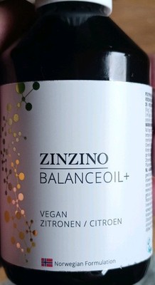 Zinzino BalanceOil+  Flasche Öl vegan, Zitrone (Lemon) PN19091