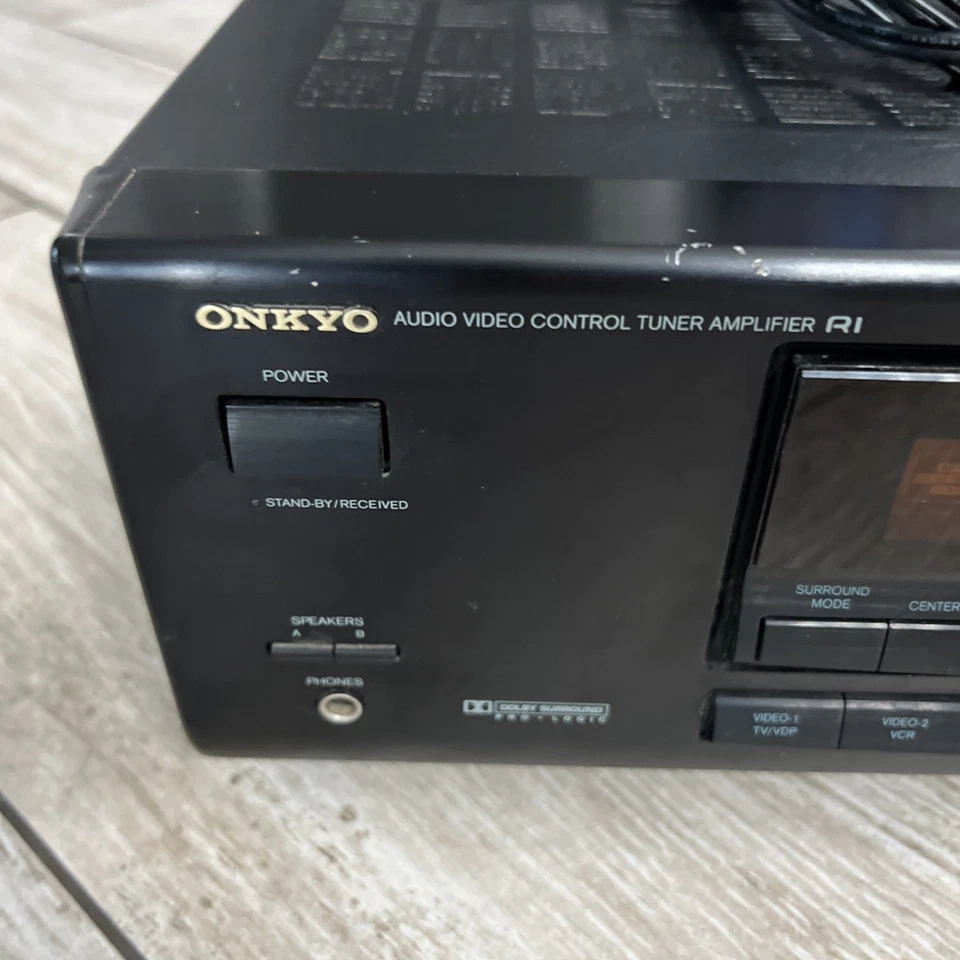 Onkyo Audio Video Control Tuner Amplifier R1 TX-SV434 Pre-Owned Tested Working - Image 3 of 4
