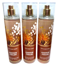 Bath and Body Works 3x COPPER FIELDS Fine Fragrance Mist Spray  FREE SHIP