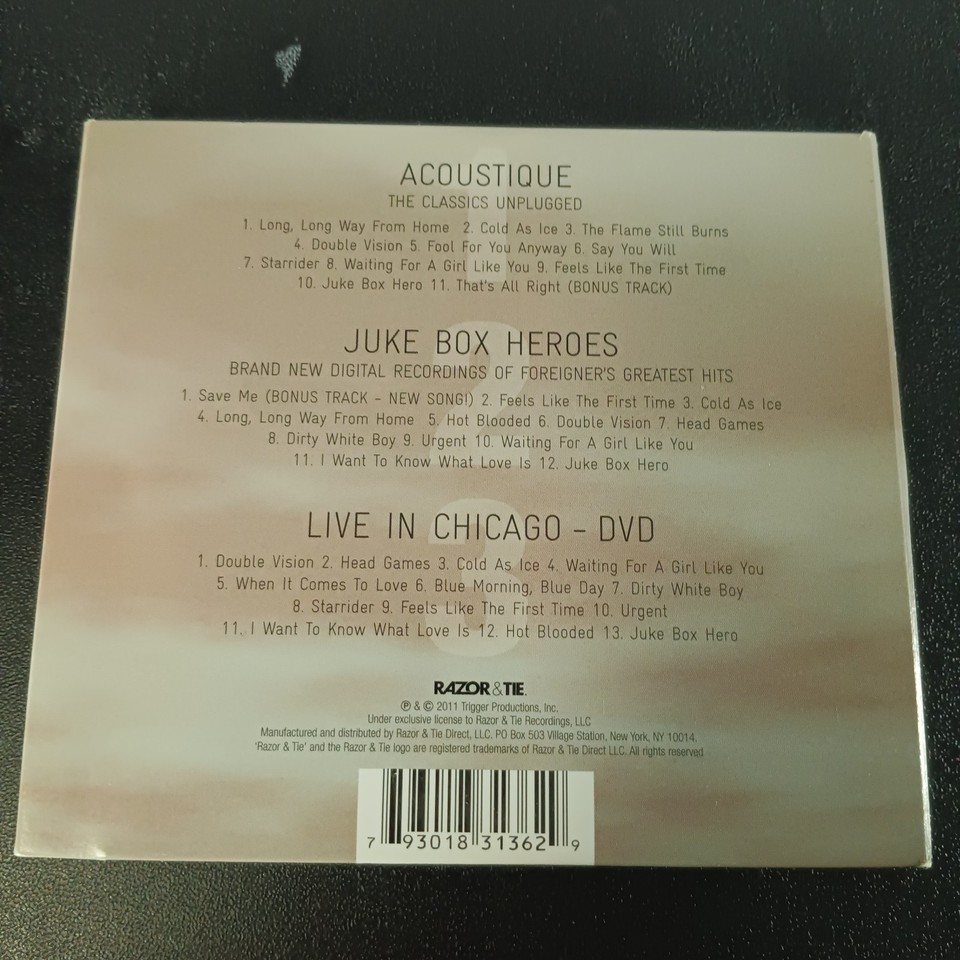 Feels Like the First Time [Digipak] by Foreigner (CD, 2011, 3 Discs ...