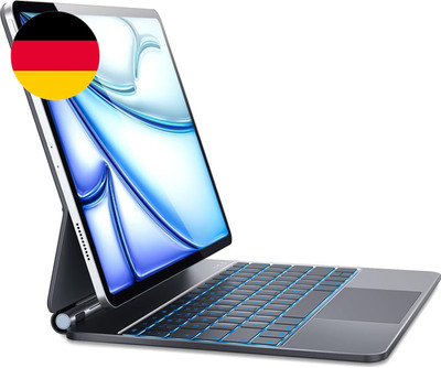 Earto Ipad Air 13 Zoll Hülle Mit Tastatur 2025/2024, Magic Style Tastatur Ipad P