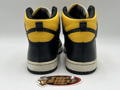 Nike Dunk High Premium ID Black Yellow 2007 Size 10.5 Authentic
