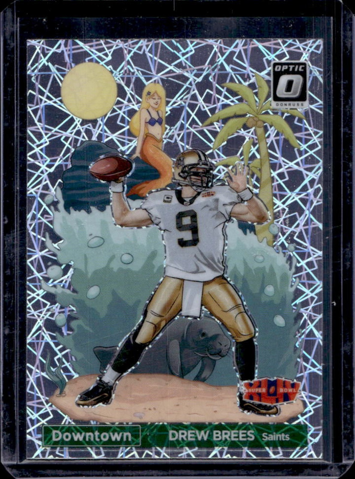 2023 Donruss Optic Drew Brees Super Bowl Downtown SSP #SBD-BDB Saints
