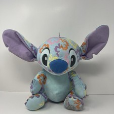 Disney Stitch Plush Floral Hawaiian 626 Day 11" Stuffed Animal Toy Lilo Stitch
