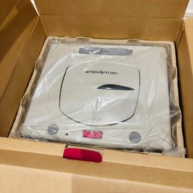 SEGA Saturn Console HST-0014 Complete Boxed Set Christmas NiGHTS Very Good