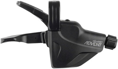 microSHIFT ADVENT Quick Trigger Pro Right Shifter - 1x9 Speed, Black ADVENT Comp