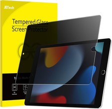 1 Pack Privacy Screen Protector for iPad 10.2-Inch, Anti-Spy Tempered Glass Film