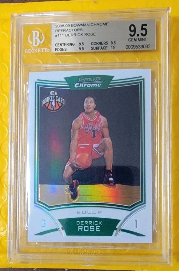 Derrick Rose trading card
