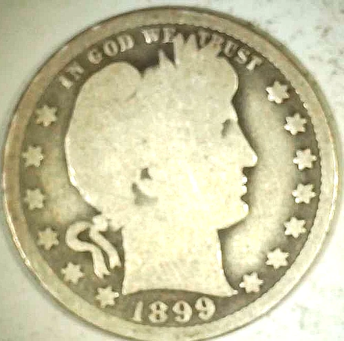 1899-O Barber Quarter Silver ----Inv#1934-238