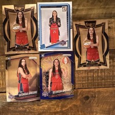 Panini 2024 WNBA Select/Prizm/Donruss 5 Card Lot Georgia Amoore Mystics RC