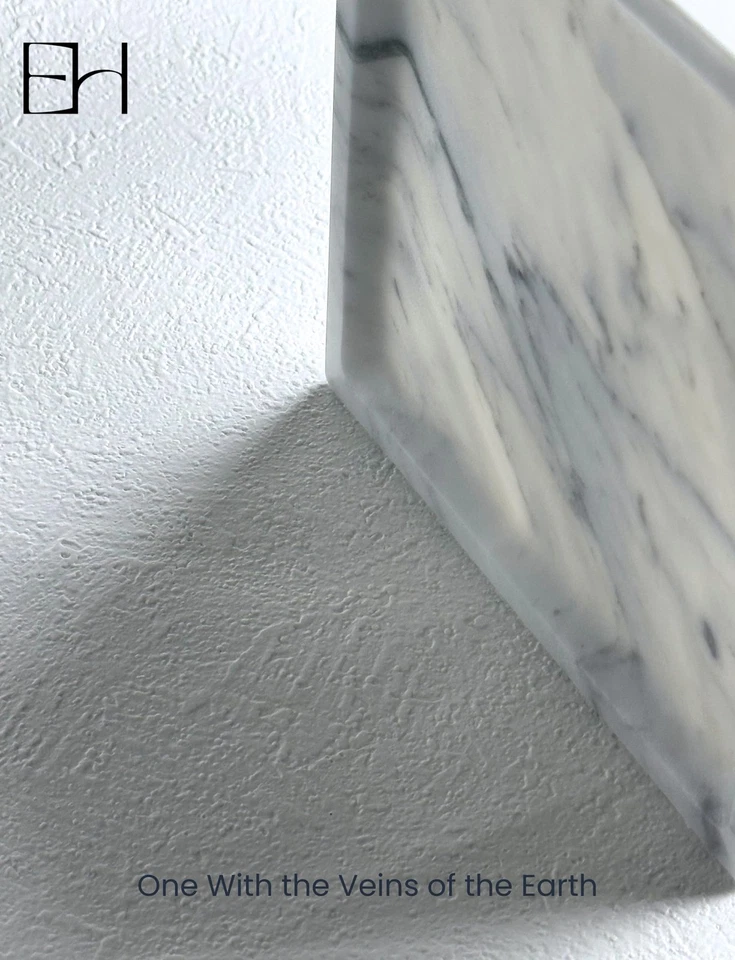 Bandeja de Mármol - 6" Joyería Plato y Tocador Decoración, Bandeja de Piedra Natural para Baño... Foto 2 de 4