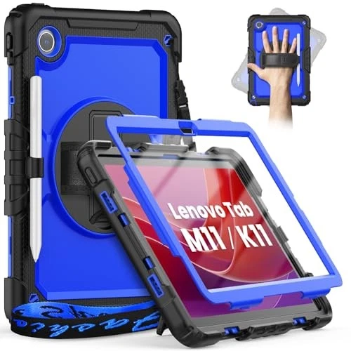  Funda para Tablet Lenovo Tab M11 (TB330FU/TB330XU) 11 Pulgadas con Azul Oscuro Foto 2 de 4