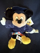Disney Gradnite Mickey Mouse Bean Bag Plush With Original Tag From Disney World