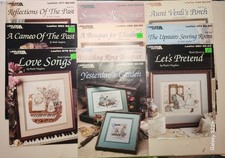 Vintage Leisure Arts PAULA VAUGHAN Counted Cross Stitch Pattern YOU CHOOSE