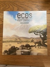 Ecos First Continent Game& Expansion-Used VGC Missing 1 Tree-Fading To Box Front