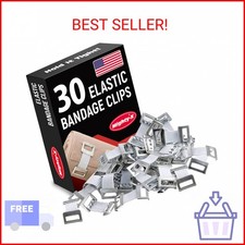 Elastic Bandage Clips - 30 Pack - Bandage Wrap Clips