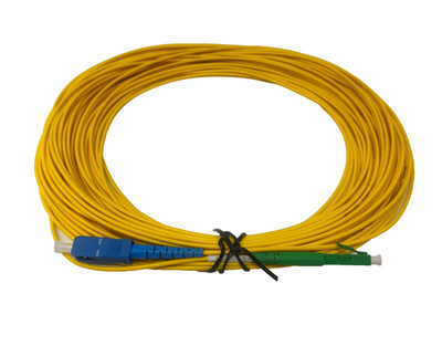 New Fiberdyne Labs 2.0mm LC/APC to SC/UPC 20m Singlemode Fiber Jumper